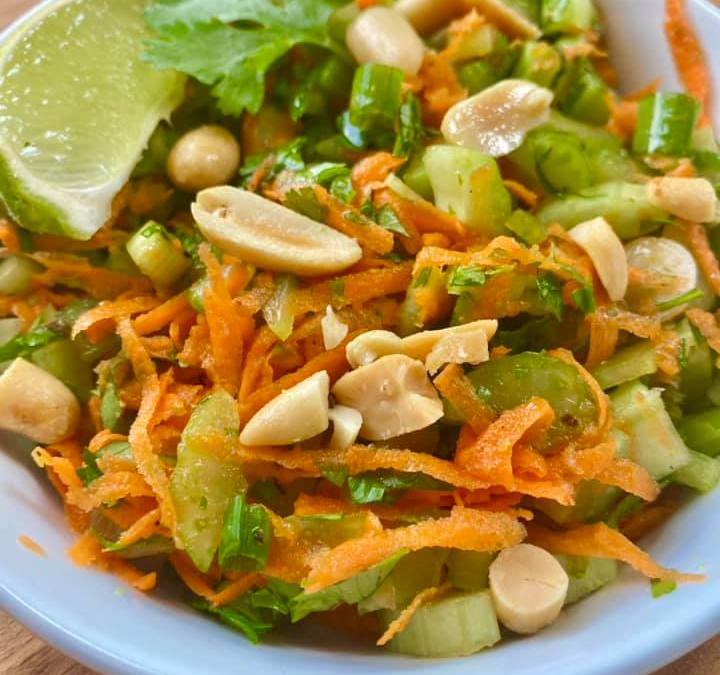 Celery Salad with a Thai Twist